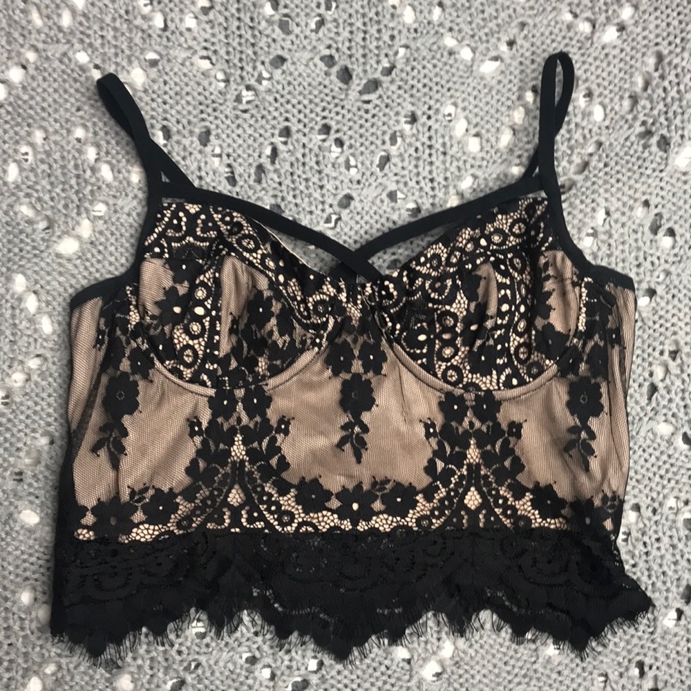 Beautiful Black Lace Cami Tank
